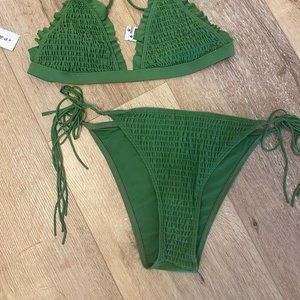 MINKPINK Ruched Bikini Bottoms